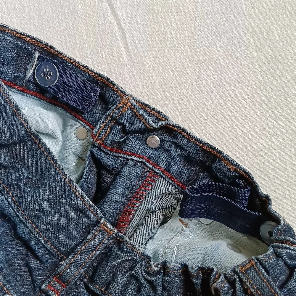 Arizona Jean Company Sz 10 Reg Kids Blue Jeans Wear In Knees..see Photos